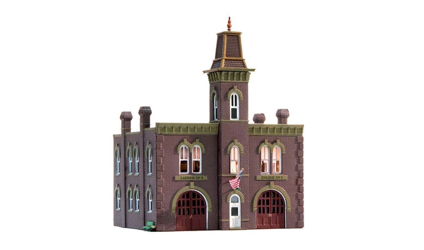 Woodland Scenics - N Gauge Buildings -  Firehouse