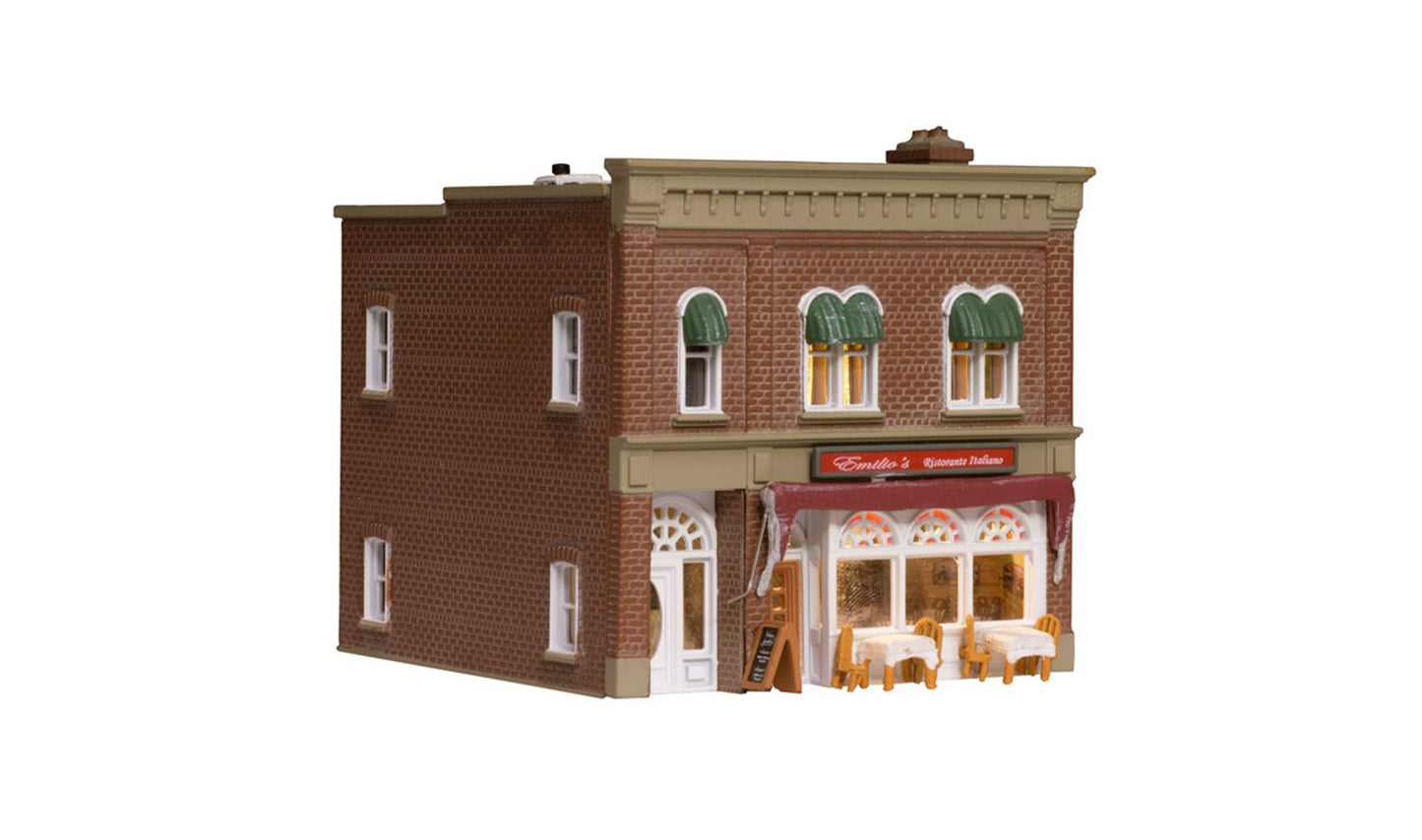 BR4945 Woodland Scenics - N Gauge Buildings -  Emilio's Italian Restaurant