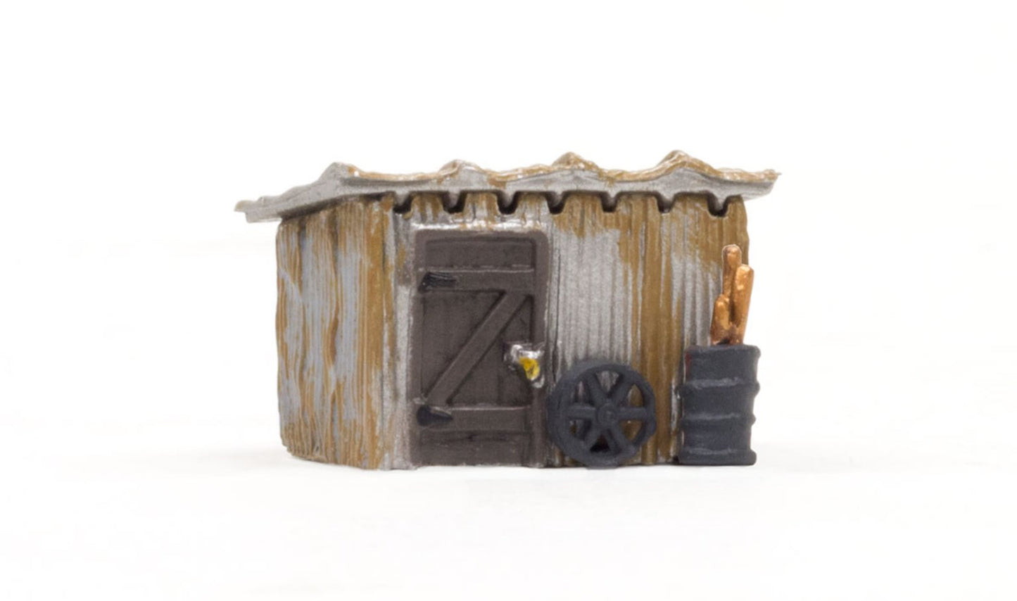 Woodland Scenics - N Gauge Buildings - Tin Shack 