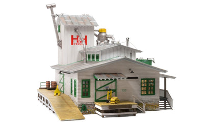 BR4949 Woodland Scenics - N Gauge Buildings - H & H Feed Mill