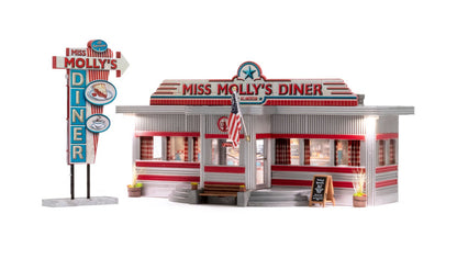 Woodland Scenics - N Gauge Buildings - Miss Molly's Diner