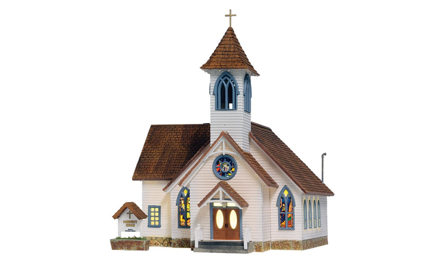 Woodland Scenics - HO Scale Buildings - Community Church