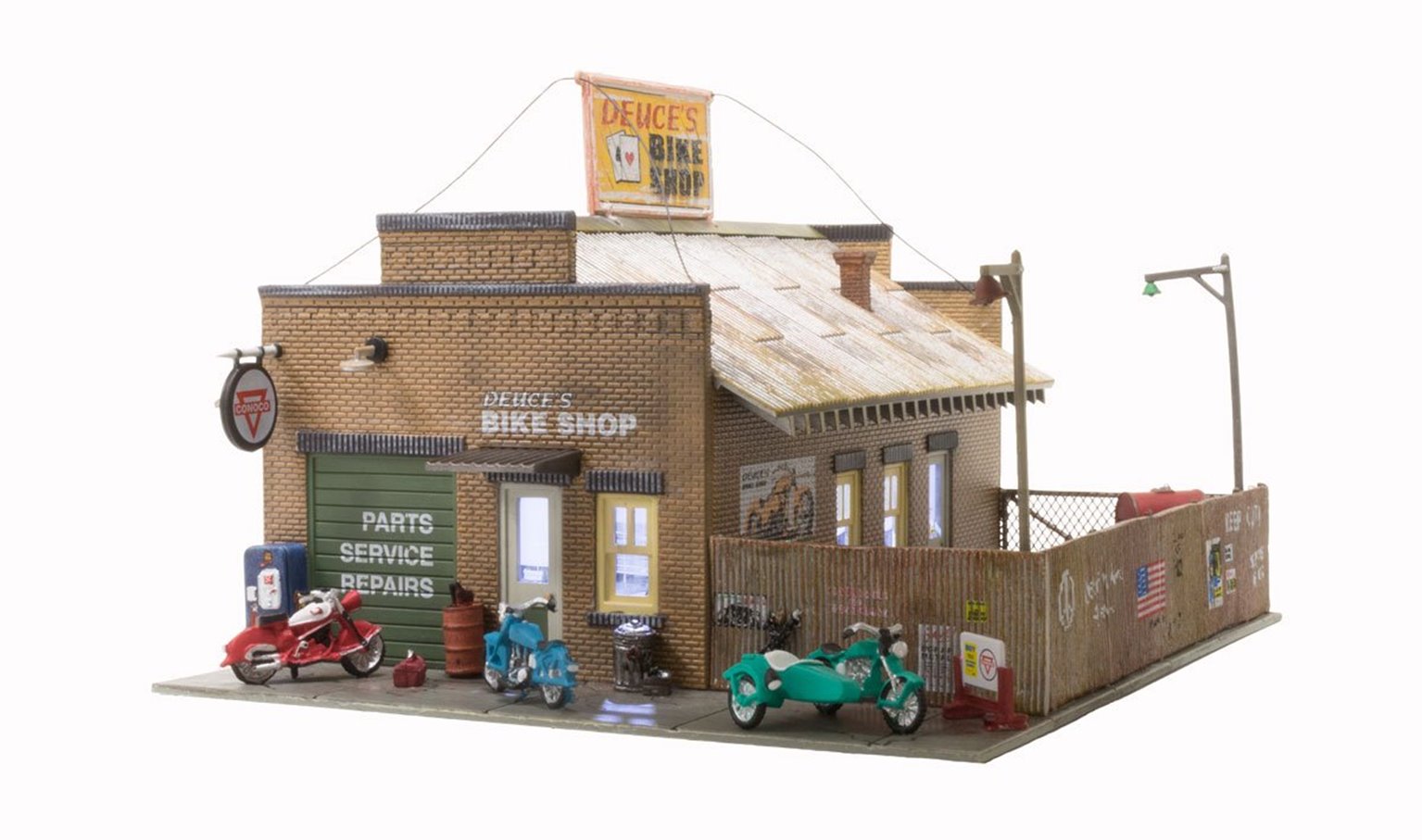 Woodland Scenics - HO Scale Buildings - Deuce's Bike Shop