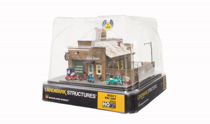 BR5045 Woodland Scenics - HO Scale Buildings - Deuce's Bike Shop