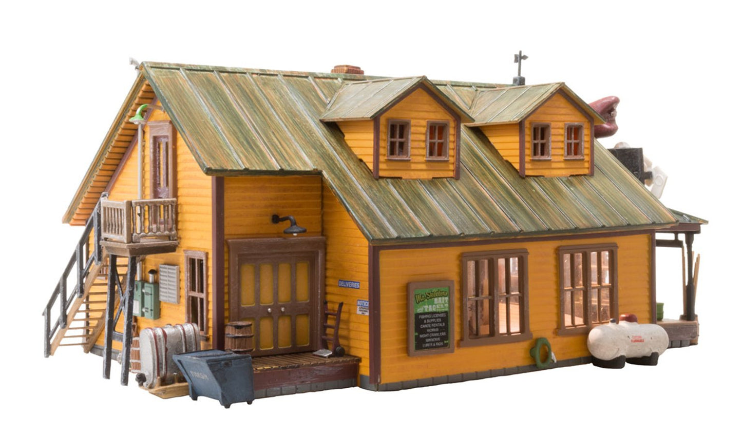 BR5047 Woodland Scenics - HO Scale Buildings - Mo Skeeters Bait & Tackle