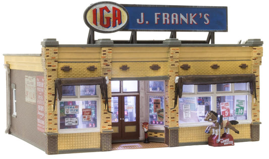 Woodland Scenics - HO Scale Buildings -  J. Frank's Grocery 