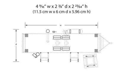 BR5061 Woodland Scenics - HO Scale Buildings - Double Decker Trailer