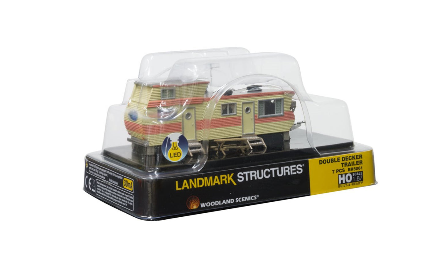 BR5061 Woodland Scenics - HO Scale Buildings - Double Decker Trailer