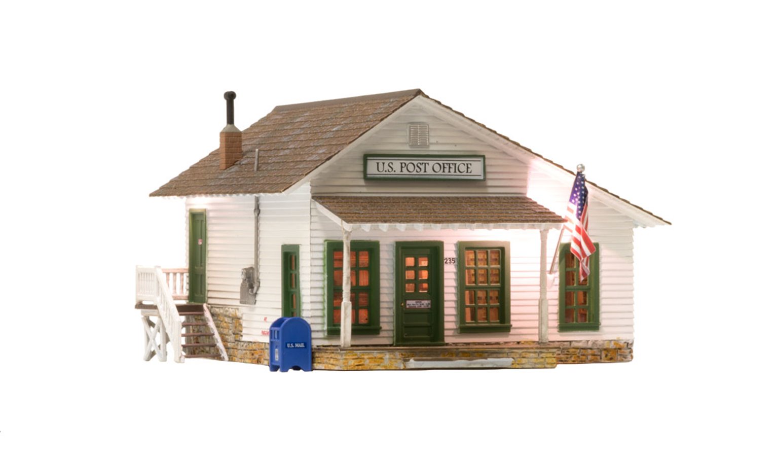 Woodland Scenics - HO Scale Buildings - Post Office 