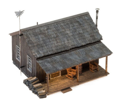 BR5065 Woodland Scenics - HO Scale Buildings - Rustic Cabin