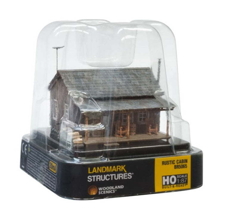 BR5065 Woodland Scenics - HO Scale Buildings - Rustic Cabin