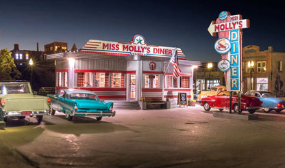 BR5066 Woodland Scenics - HO Scale Buildings - Miss Molly's Diner