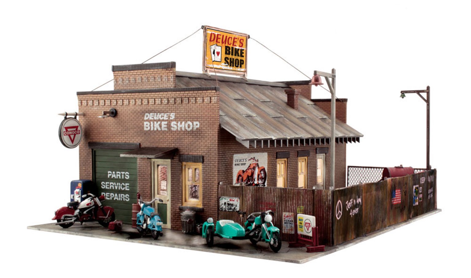 Woodland Scenics - O Gauge Buildings - Deuce's Bike Shop