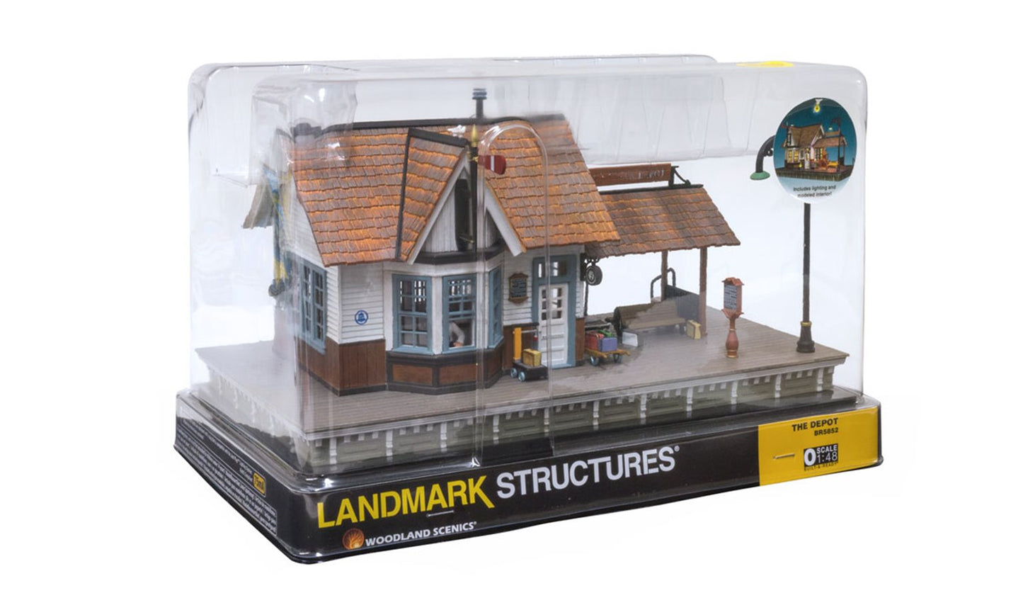 BR5852 Woodland Scenics - O Gauge Buildings - The Depot