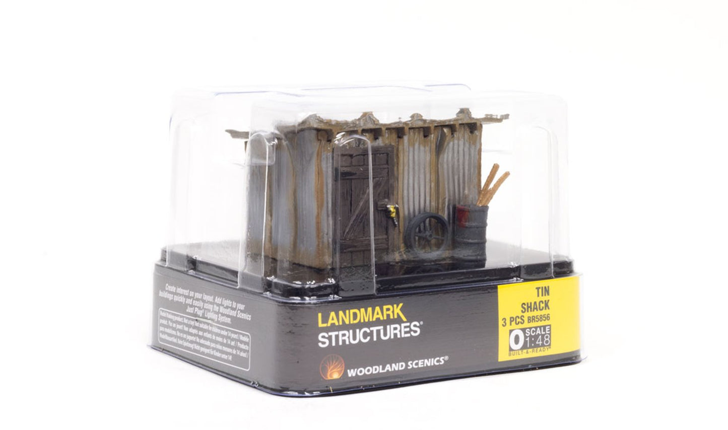 BR5856 Woodland Scenics - O Gauge Buildings - Tin Shack