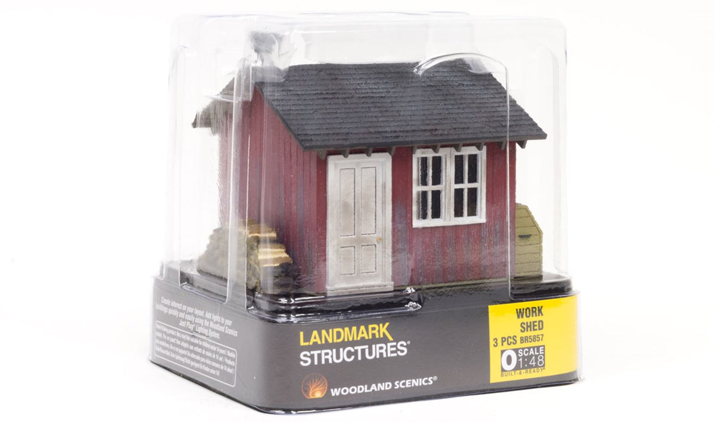 BR5857 Woodland Scenics - O Gauge Buildings - Work Shed