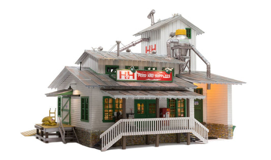 Woodland Scenics - O Gauge Buildings - H & H Feed Mill