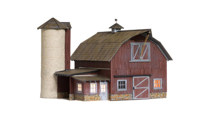 WOODLAND SCENICS - O GAUGE BUILDINGS - Old Weathered Barn 