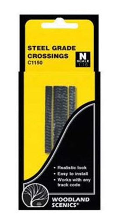 N Gauge Steel Plate Grade Crossing