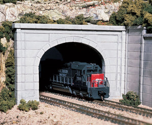 2 x Double Track Concrete Tunnel Portals