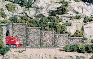 6 x Random Stone Retaining Walls