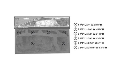 C1243 Rock Mould - Base Rock (10 1/2 x 5 inches)