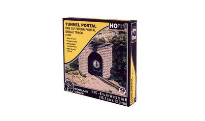 C1253 1 x Single Track Cut Stone Tunnel Portal