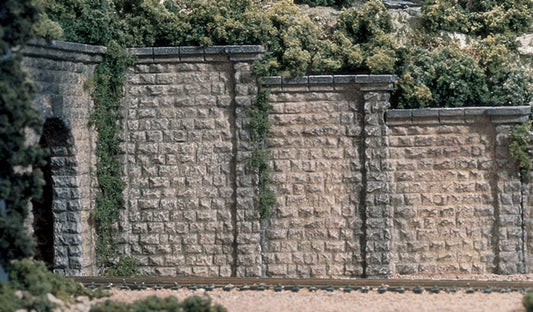 3 x Cut Stone Retaining Walls