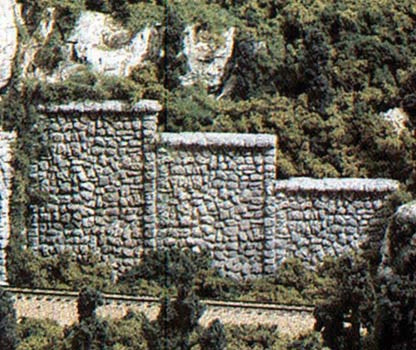 3 x Random Stone Retaining Walls