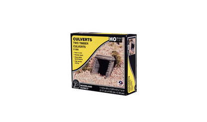 C1265 2 x Timber Culverts