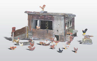 Chicken Coop HO/OO