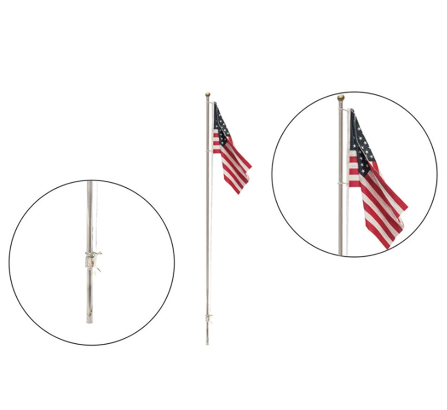 Woodland Scenics - US Flag Pole - Medium