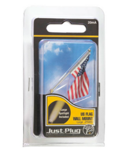 JP5953 Woodland Scenics - US Flag Wall Mount -  Small