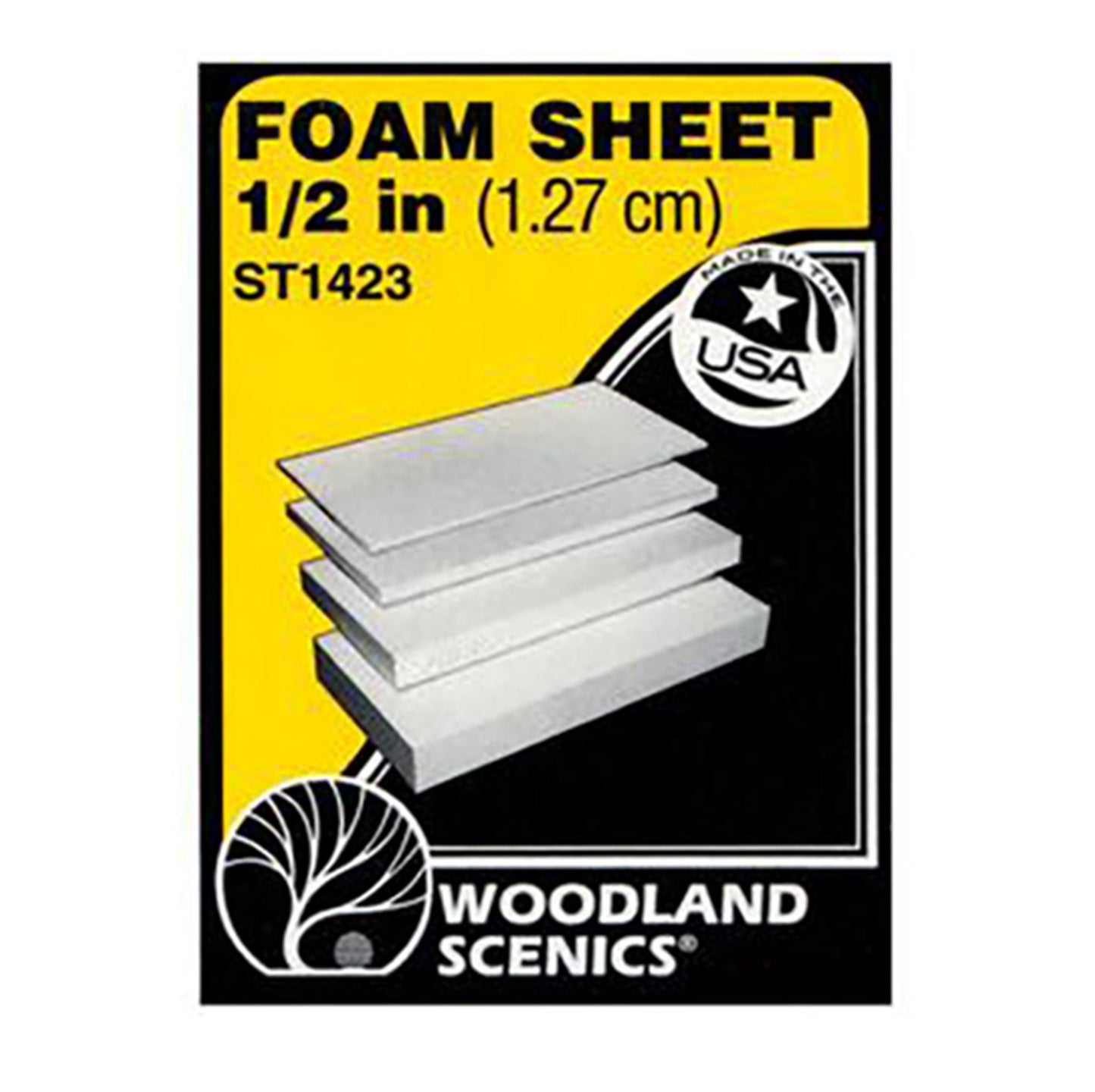 ½” x 2’ Long Foam Sheet (x4/Pack)