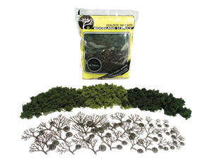 Mix Deciduous Tree Kit ¾ - 3in (Pack of 36)