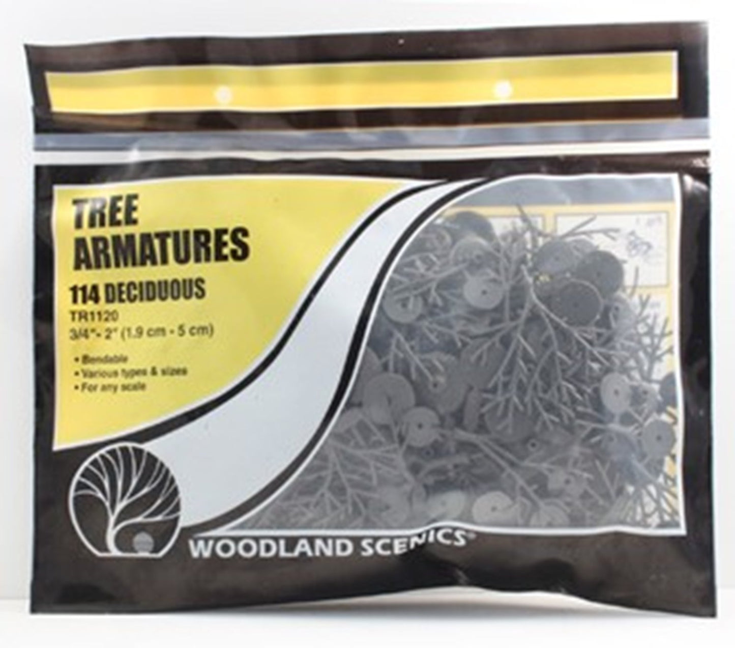 TR1120 114 Deciduous Tree Armatures 0.75"-2" (1.9cm - 5cm)