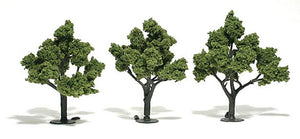 Light Green Trees 4 - 5 inch (Pack of 3)