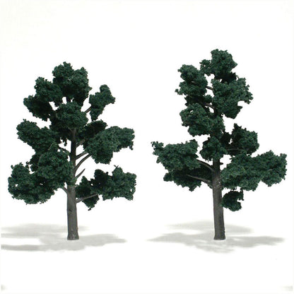 Dark Green Trees 5 - 6 inch (Pack of 2)