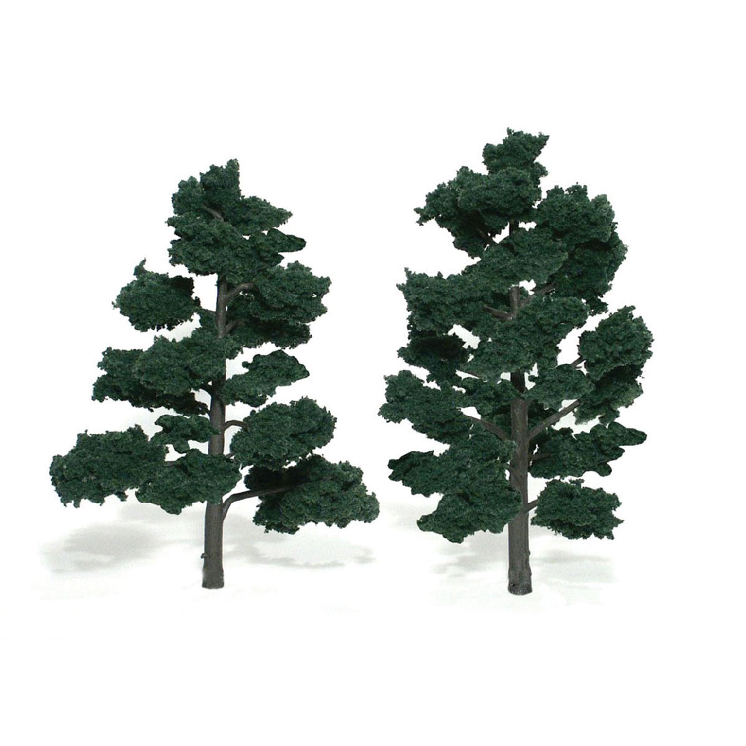 Dark Green Trees 6 - 7 inch (Pack of 2)