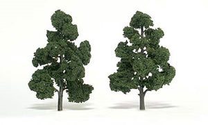 Medium Green Trees 7 - 8 inch (Pack of 2)