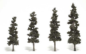 Pine Trees 4 - 6 inch (Pack of 4)