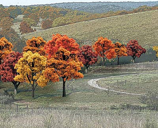 Fall Deciduous Trees ¾ - 2 inch (Pack of 38)