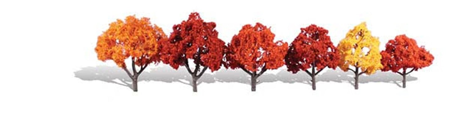 Harvest Blaze Trees 3 - 5 inch (Pack of 6)