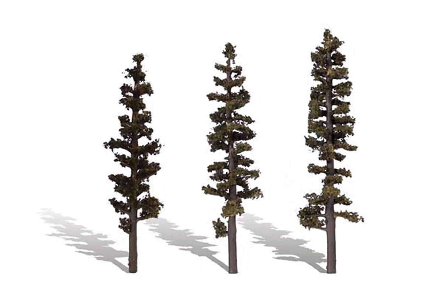 Standing Timber Trees 6 - 7 inch (Pack of 3)