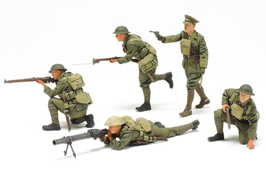 1/35 Military Miniature Series No.339 WWI British Infantry Set