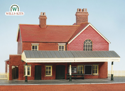 Country Station, brick built, with platform Craftsmans Kit