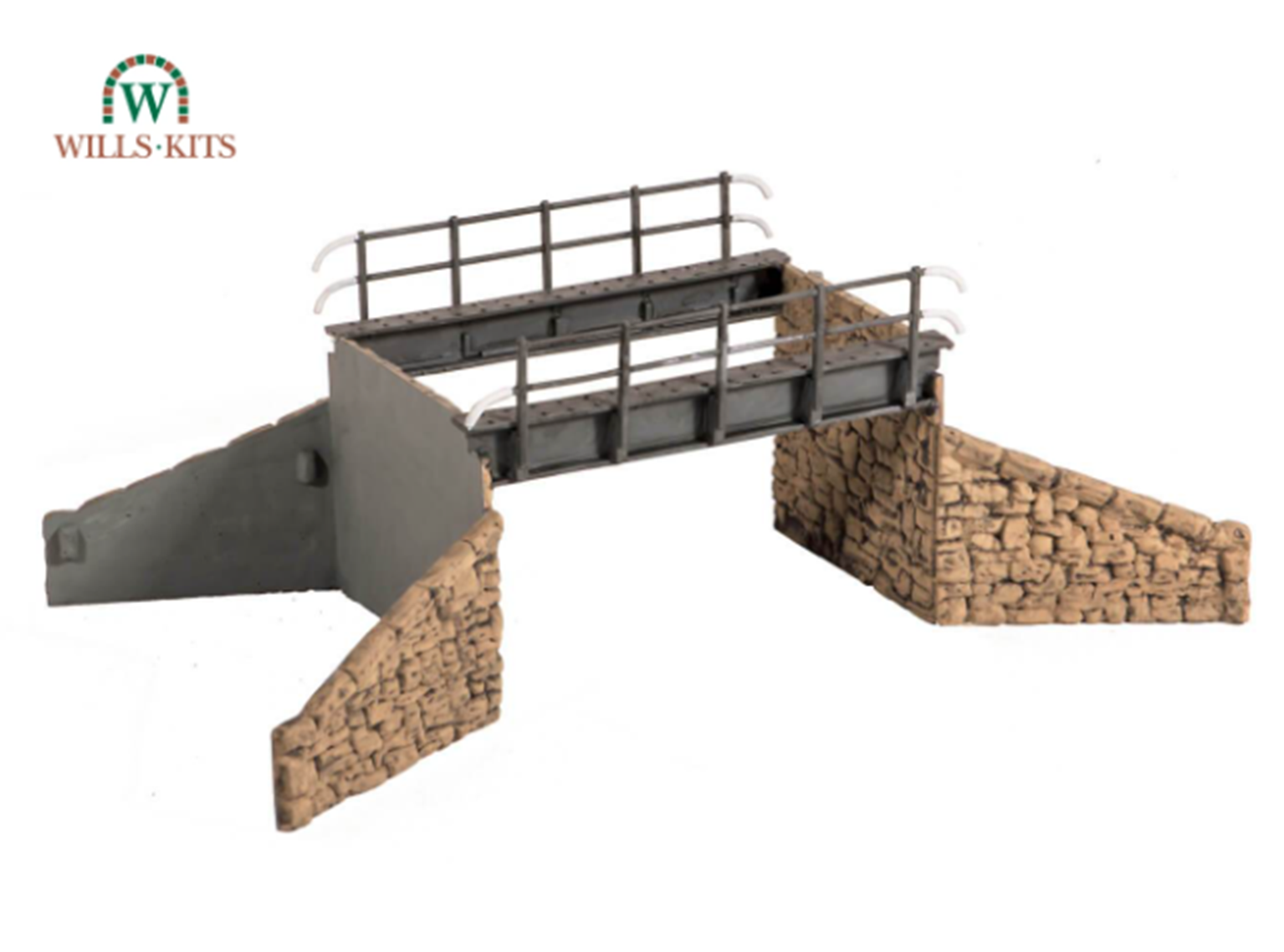 Occupational Bridge & Stone Abutments, single track