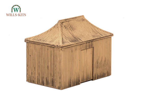 Pagoda Building, Corrugated Iron type hut kit