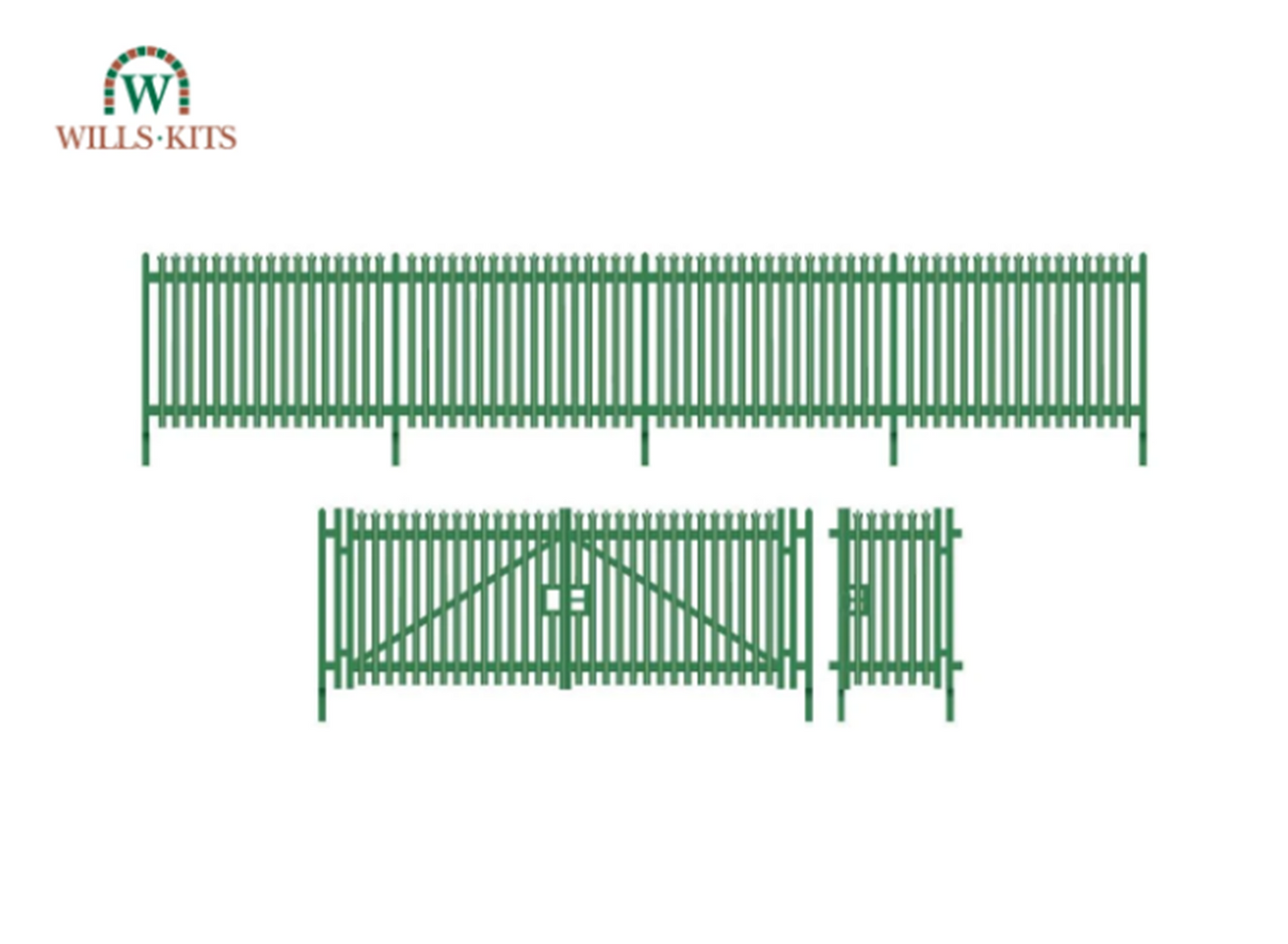 Wills Modern SSM316 Modern Palisade Fencing & Gates