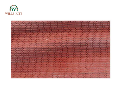 Brickwork, plain bond -  injection moulded plastic sheets (4 Sheets)